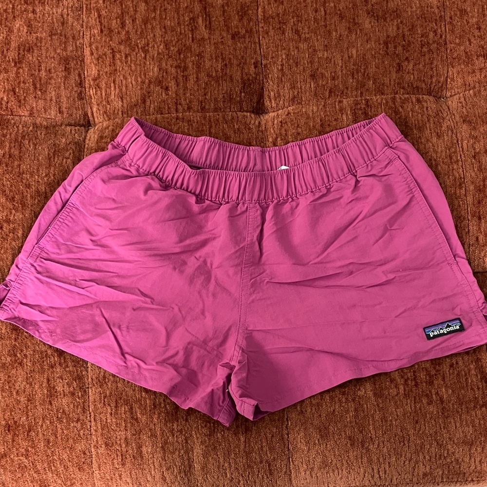 Patagonia Women's Barely Baggies Vibrant Pink Shorts Size Small